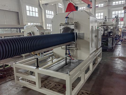 HDPE Double Wall Corrugated Pipe Extrusion Line 380V