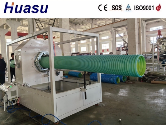 HDPE Double Wall Corrugated Pipe Machine 500-2000Kg/h Capacity