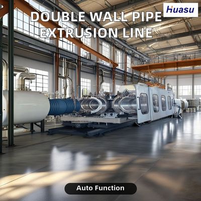 Full-Automatic PVC Corrugated Pipe Extrusion Line 500-2000Kg/h Capacity