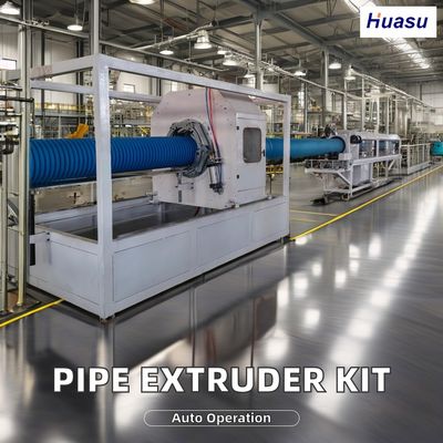 Full-Automatic PVC Corrugated Pipe Extrusion Line 500-2000Kg/h