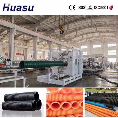 High Productivity Corrugated Pipe Production Line with Competitive Price Energy Saving and Automatic Operation for PVC/PE Extrusion Machine