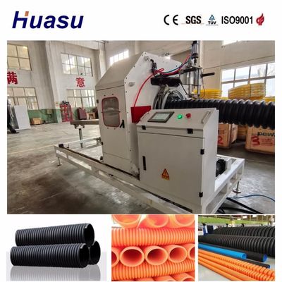 Screw Type Single Screw Plastic Pipe Making Machine for Single Wall Corrugated Pipe Manufacturing System