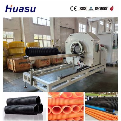Single Wall Corrugated Pipe Extrusion Line for PVC PE MPP PA HDPE with Online Belling and Customizable Waveform Solutions