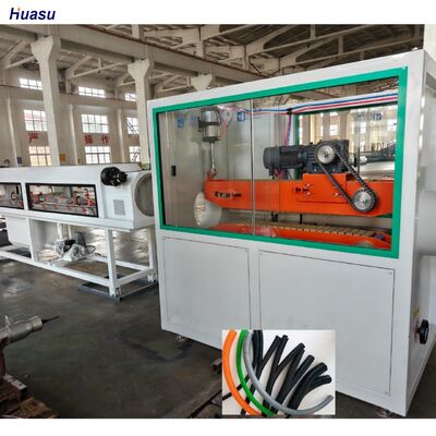 Double Wall Corrugated Pipe Extrusion Line with Siemens Main Electrical Parts, 33:1 Screw Ratio, and 20CrMnTi Gear Material