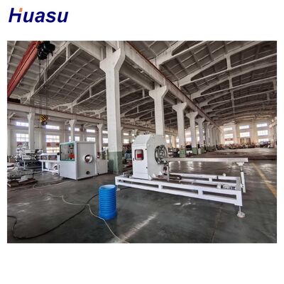 High Speed Automatic And Computerized HDPE Corrugated Pipe Making Machine For 32mm - 1600mm Pipe Diameter