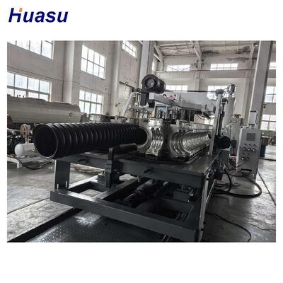 Energy Saving HDPE Corrugated Pipe Extrusion Line with Air Cooling And Water Cooling Systems for 32mm - 1600mm Pipe Diameter