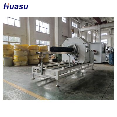 Automatic And Computerized HDPE Pipe Extrusion Line With PLC Control And Air Water Cooling For Corrugated Pipe Production