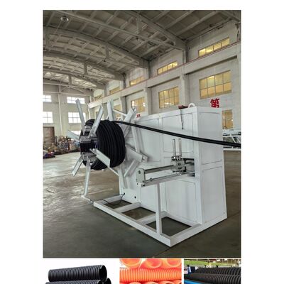 Vacuum Forming Double Wall Corrugated Pipe Machine with Air Cooling and Water Cooling Featuring PLC Remote Control for Cable Protection
