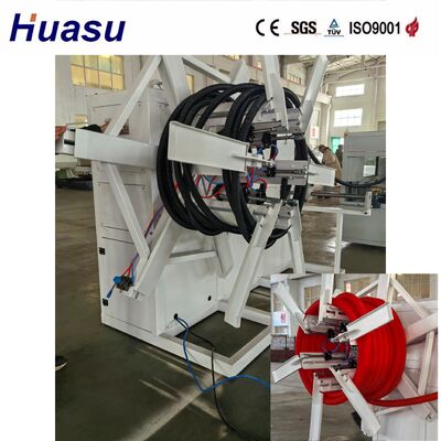 Air Cooling And Water Cooling Cable Protection Pipe Extrusion Line With Single Screw Extruder And PLC Remote Control