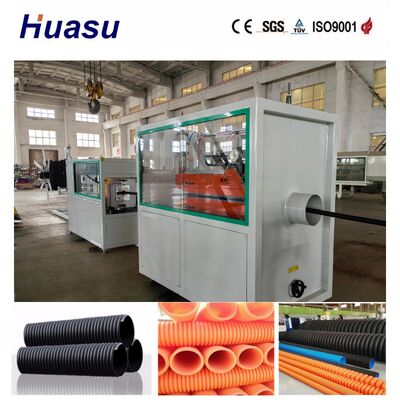 Double Wall Single Wall Corrugated Pipe Production Line with 60-2000kg/h Output, 32mm-1600mm Pipe Diameter, and PLC Remote Control