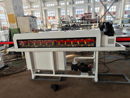 Integral Type Extruder Double Wall Corrugated Pipe Extrusion Line with 100kg/h - 2000kg/h Production Capacity and Siemens Electric System