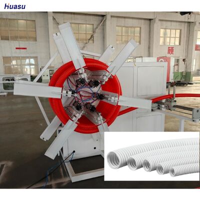 PLC With Remote Control Single Wall Corrugated Pipe Extrusion Line Customized Corrugated Pipe Extrution Line Equipment for Production