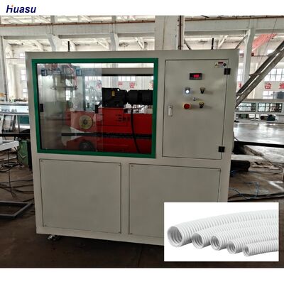 Water Cooling Single Wall Corrugated Pipe Extrusion Line with One Feed and 1 Set Corrugator Ensuring Stable Production Process