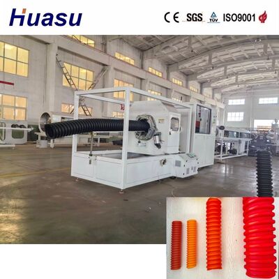 High Output Plastic Pipe Extrusion Line 100-1200kg/h Consistent Drainage Pipe Fabrication 32mm-2000mm Diameter